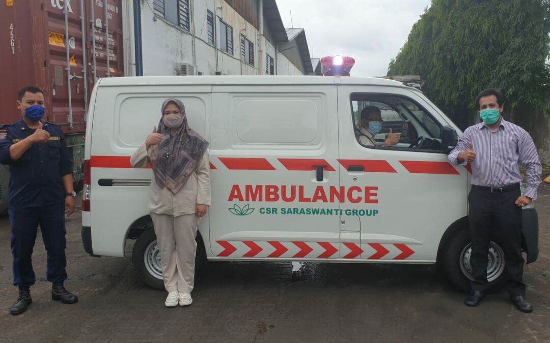 Penyerahan Bantuan Ambulan PT Saraswanti Anugerah Makmur Tbk – Medan