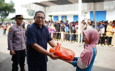 PT. Saraswanti Anugerah Makmur Tbk, Pembagian Sembako Memperingati Bulan Ramadhan 1445H