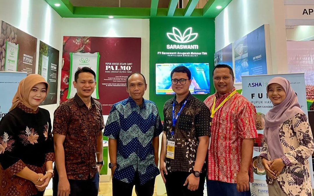 Divisi Pupuk Saraswanti Group meramaikan Sawit Indonesia Expo (SIEXPO) di Riau.